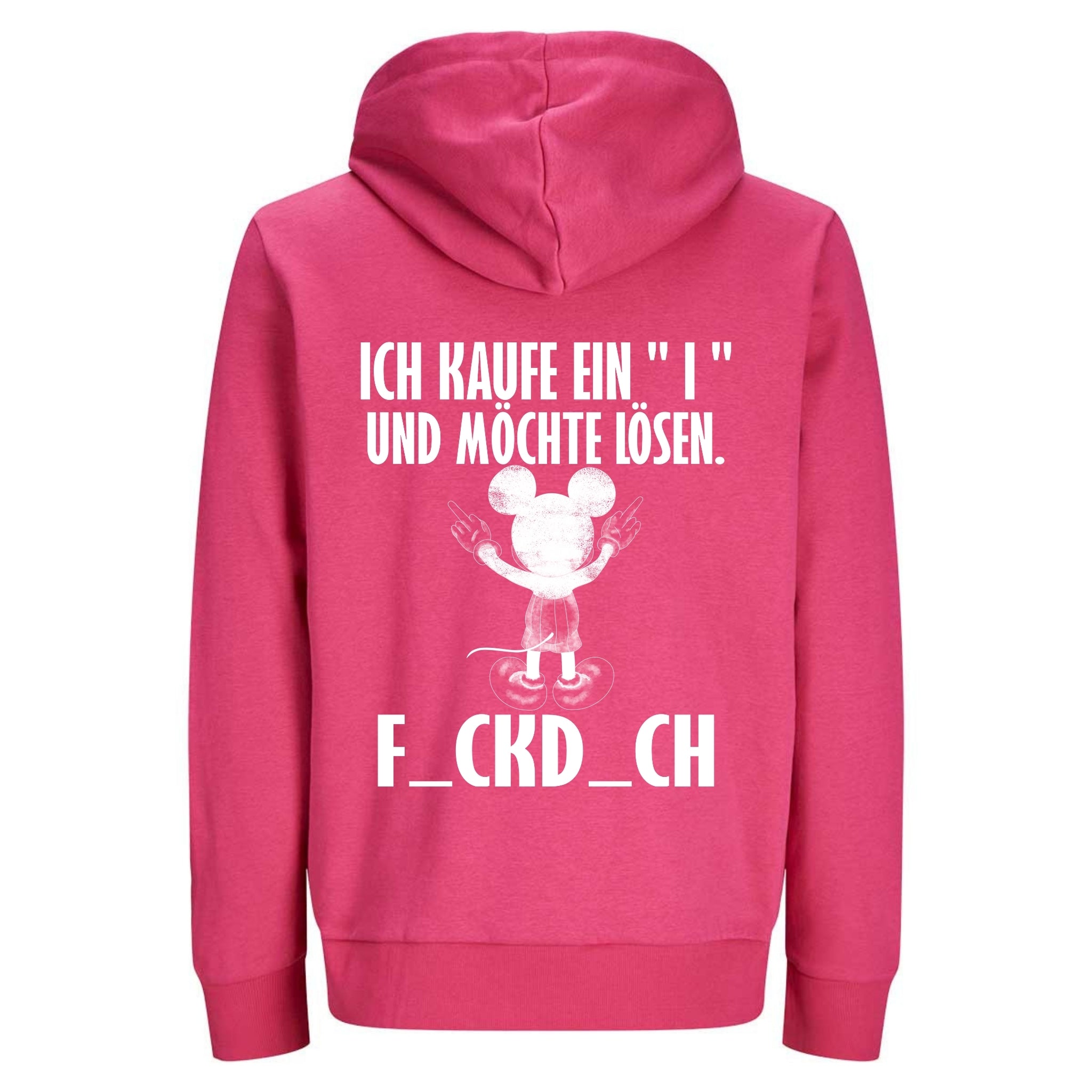 ICH KAUFE EIN I MAUS Rückendruck | Premium Hoodie Unisex