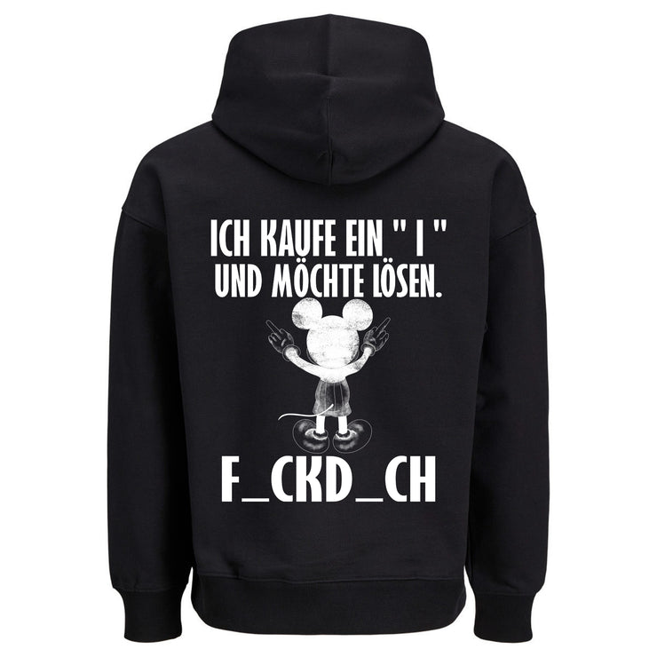 ICH KAUFE EIN I MAUS Rückendruck | Premium Oversize Hoodie Unisex Jack & Jones