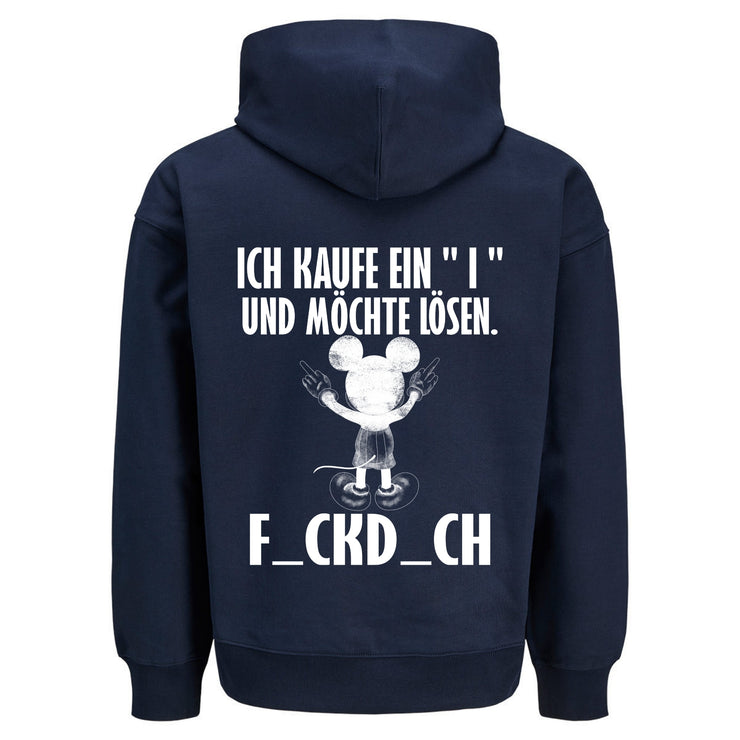 ICH KAUFE EIN I MAUS Rückendruck | Premium Oversize Hoodie Unisex Jack & Jones