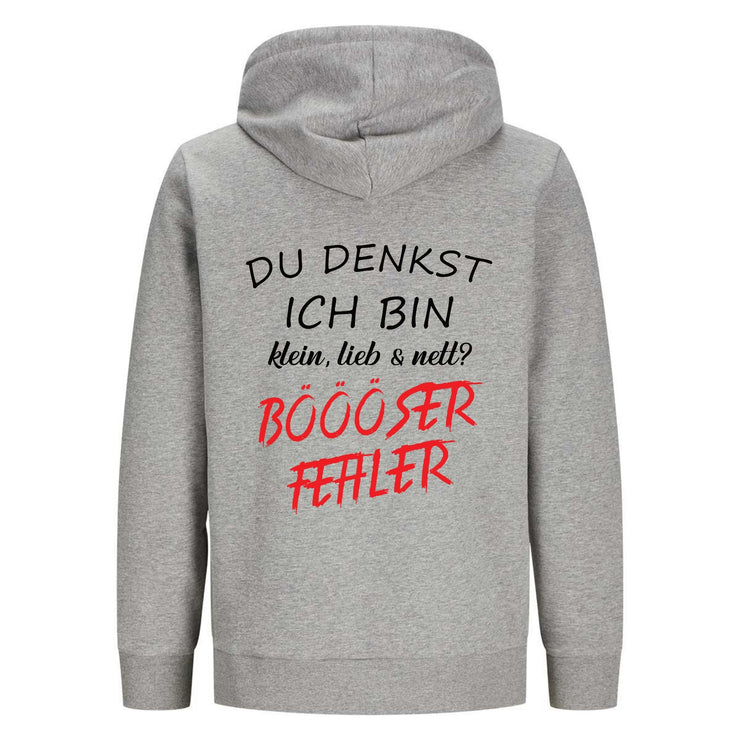 KLEIN LIEB NETT Rückendruck | Premium Hoodie Unisex