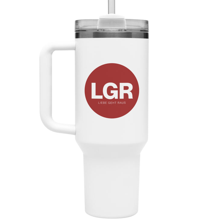 LGR LIEBE GEHT RAUS | Thermobecher mit Henkel