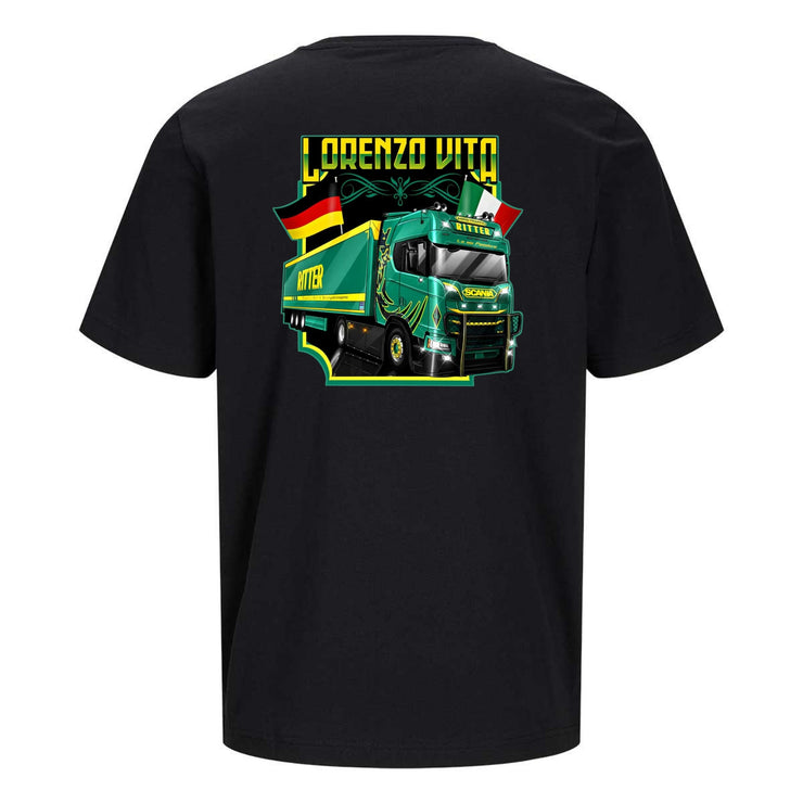 LORENZO VITA LA MIA PASSIONE Rückendruck | Premium Shirt Unisex Jack & Jones