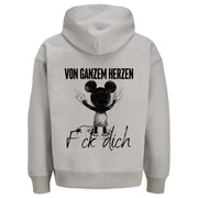 VON GANZEM HERZEN MAUS Rückendruck | Premium Oversize Hoodie Unisex Jack & Jones