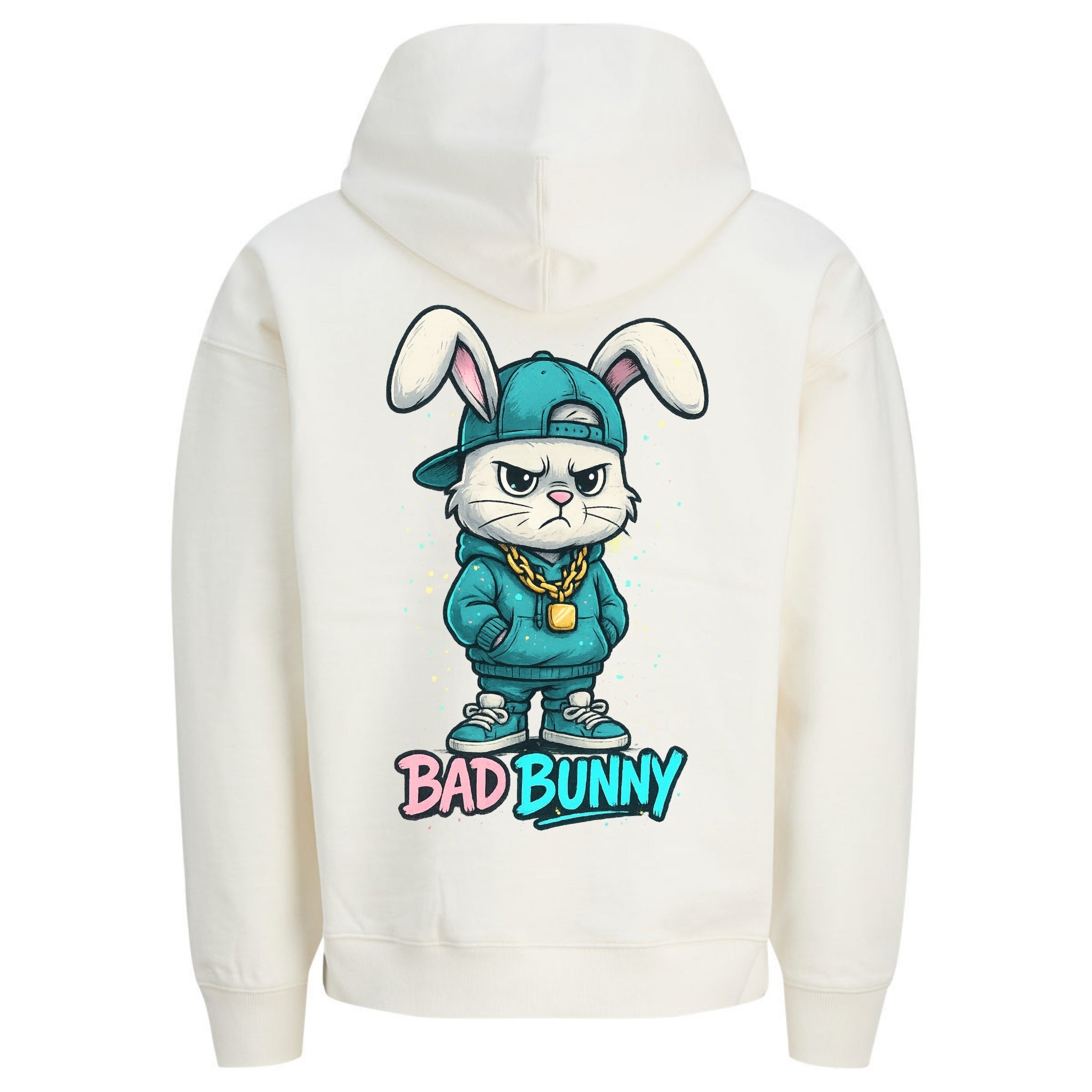 BAD BUNNY Rückendruck | Premium Oversize Hoodie Unisex