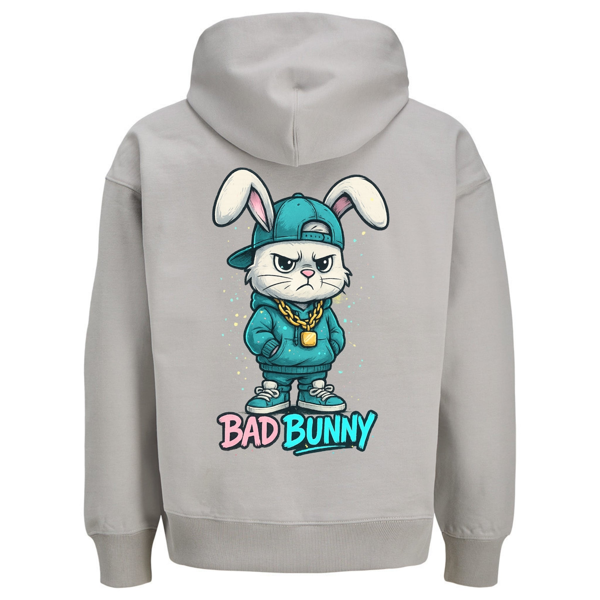 BAD BUNNY Rückendruck | Premium Oversize Hoodie Unisex
