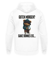 GUTEN MORGEN TEDDY Rückendruck Unisex Hoodie