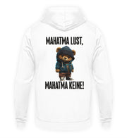 MAHATMA TEDDY Rückendruck Unisex Hoodie