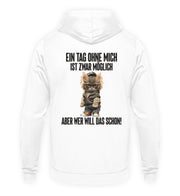 OHNE MICH KATZE Rückendruck Hoodie