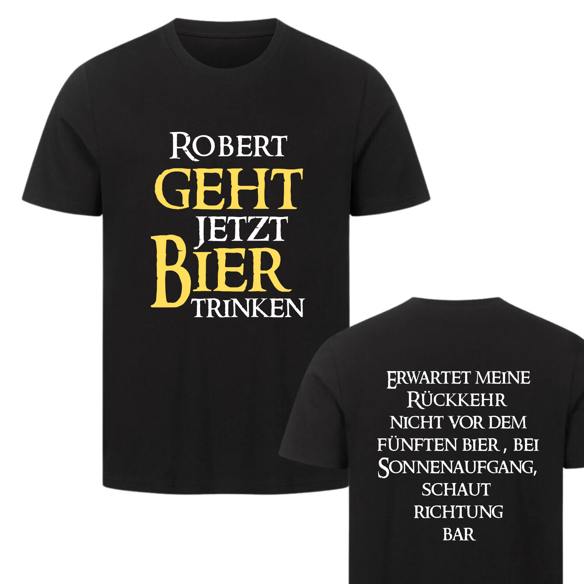GEHT JETZT BIER TRINKEN SCHWARZES SHIRT (1000 x 1000 px)