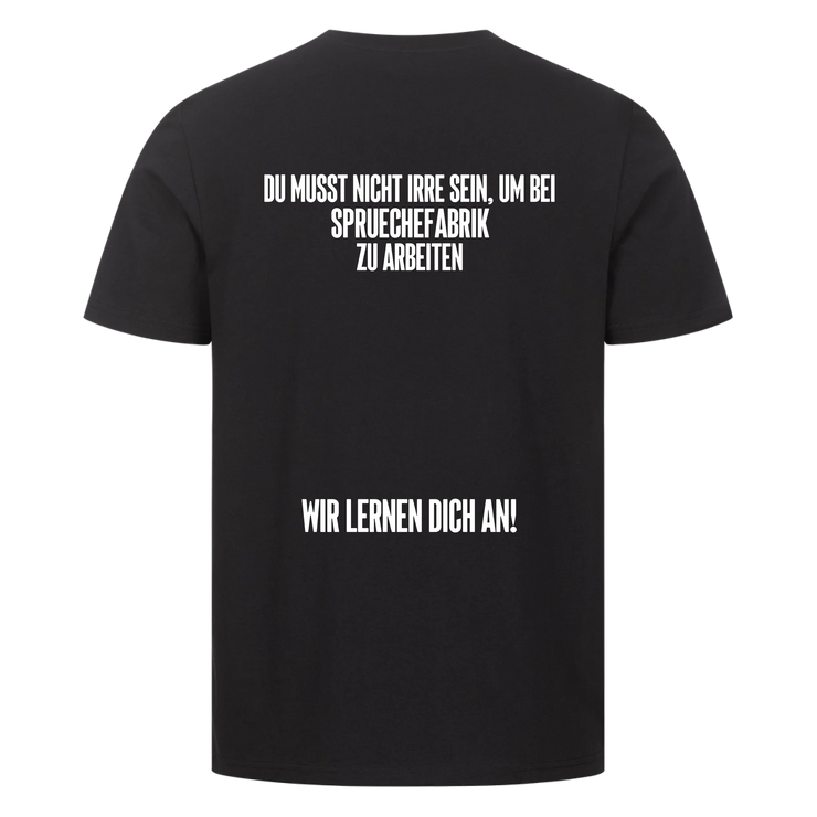 IRRE TEDDY (personalisiert) Rückendruck | Premium Shirt Unisex