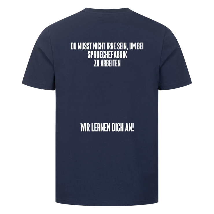 IRRE TEDDY (personalisiert) Rückendruck | Premium Shirt Unisex