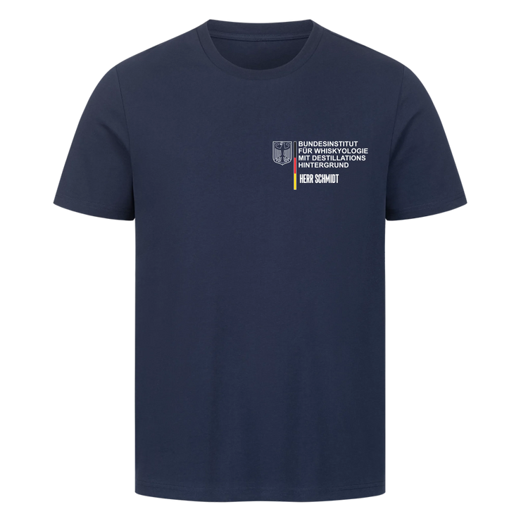 BUNDESINSTITUT WHISKYOLOGIE (personalisiert) Brustdruck | Premium Shirt Unisex