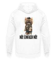 NÖ! EINFACH NÖ! KATZE Rückendruck Hoodie