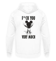 FCK YOU VERY MUCH MAUS Rückendruck Unisex Hoodie