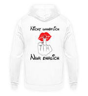 NUR EHRLICH Rückendruck Unisex Hoodie