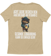 ACHT BIERE TEDDY Rückendruck Unisex T-Shirt