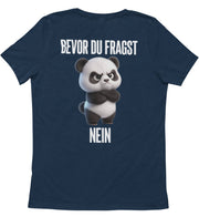 BEVOR DU FRAGST PANDA Rückendruck Unisex T-Shirt