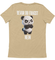 BEVOR DU FRAGST PANDA Rückendruck Unisex T-Shirt