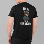 BIN DA TEDDY Rückendruck | Premium Shirt Unisex
