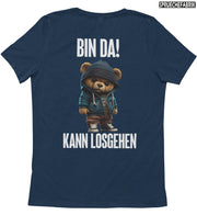 BIN DA! TEDDY Rückendruck T-Shirt