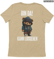 BIN DA! TEDDY Rückendruck T-Shirt