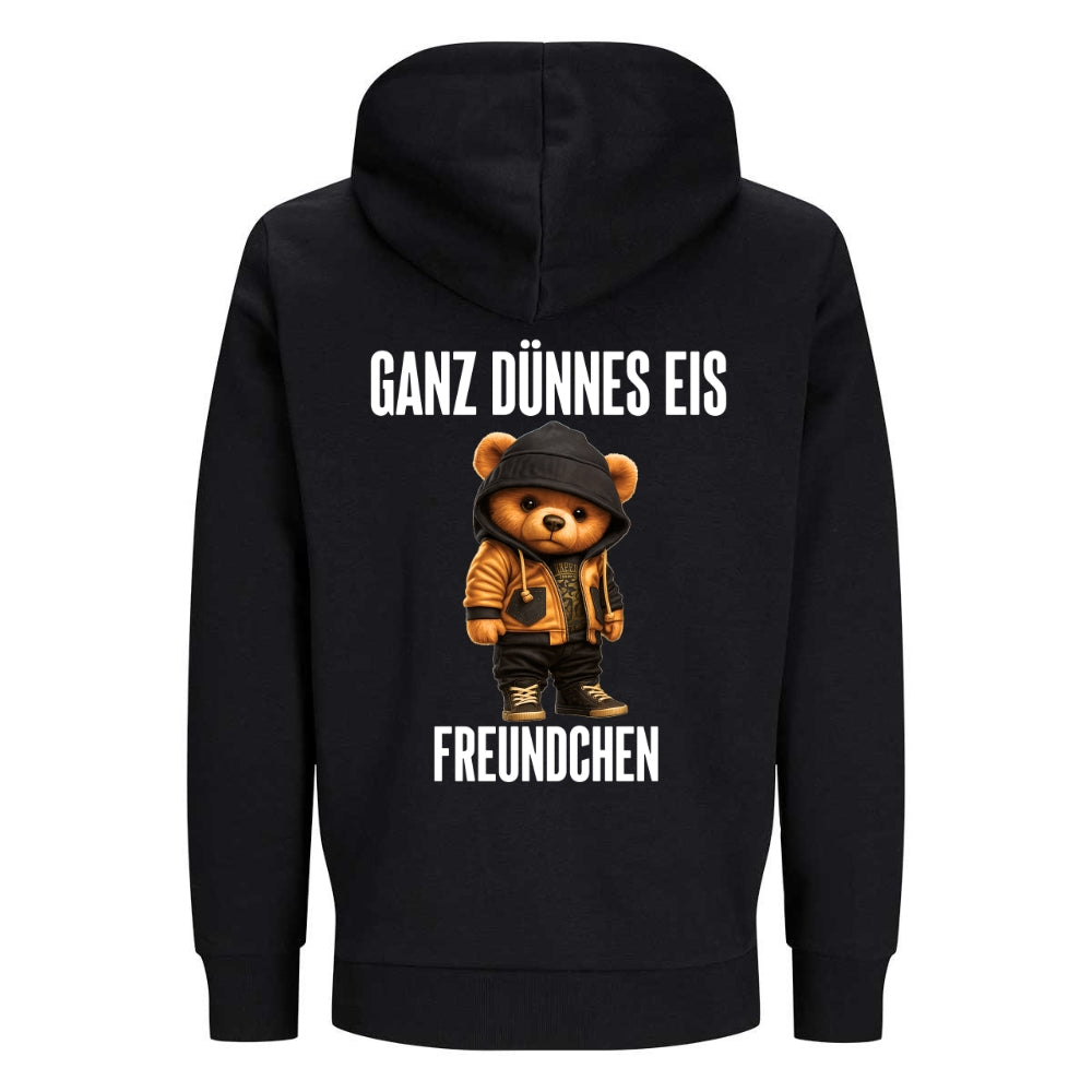 GANZ DÜNNES EIS BLACK MONTH TEDDY Rückendruck | Premium Hoodie Unisex