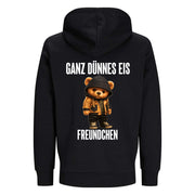 GANZ DÜNNES EIS BLACK MONTH TEDDY Rückendruck | Premium Hoodie Unisex