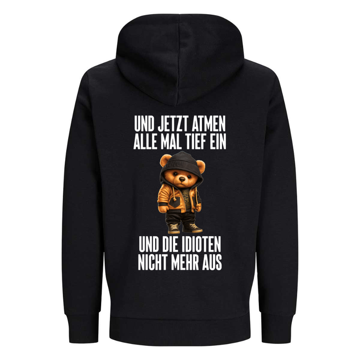 EINATMEN BLACK MONTH TEDDY Rückendruck | Premium Hoodie Unisex