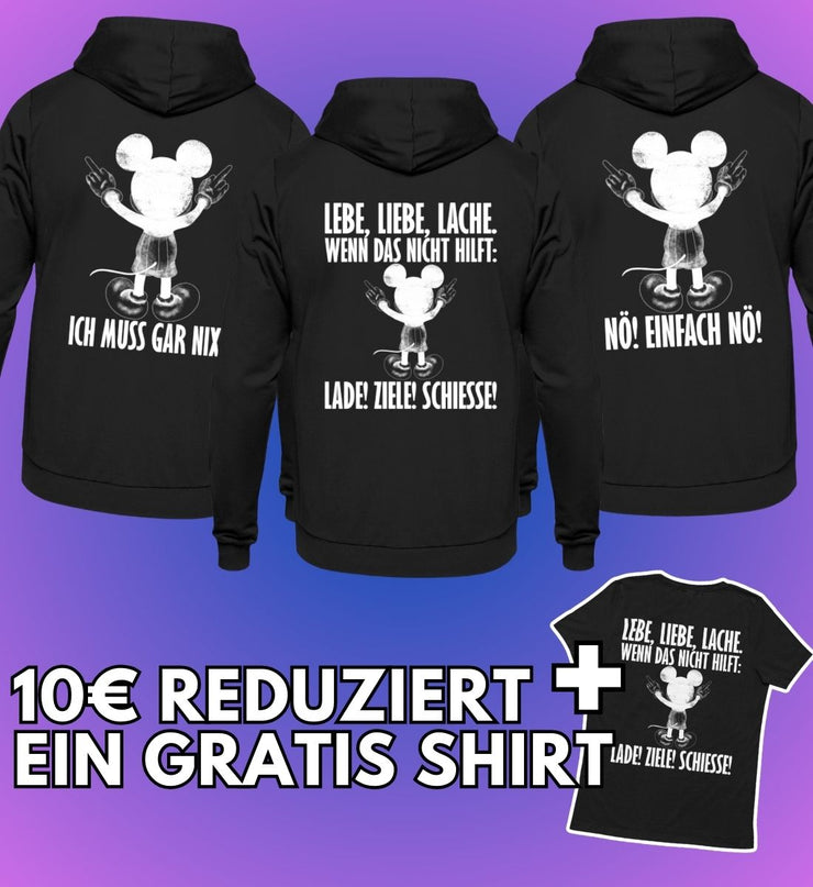 3 HOODIES + 1 GRATIS SHIRT