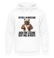 LEGENDE RENTE BÄR Vorderdruck Hoodie