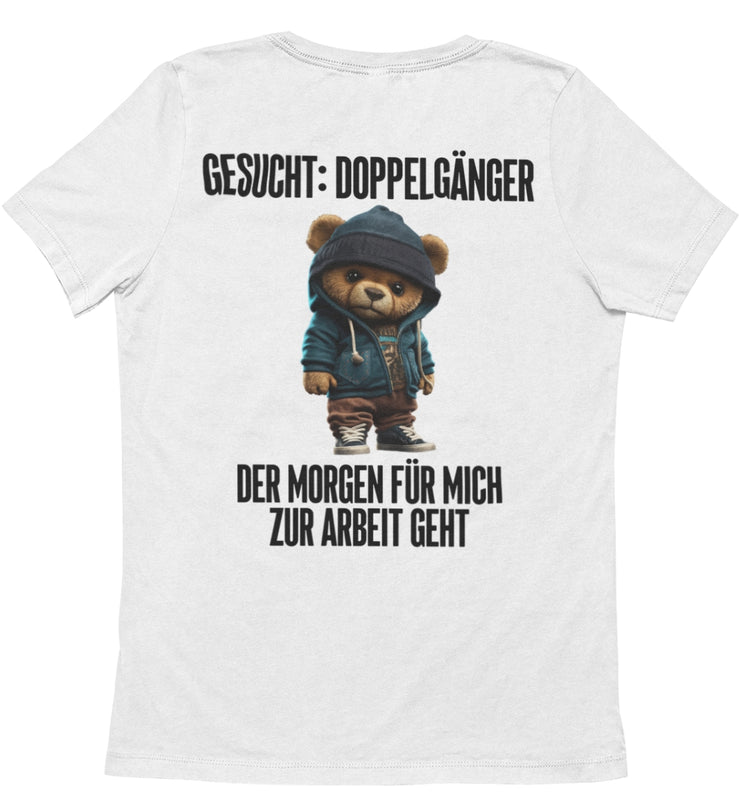 DOPPELGÄNGER TEDDY Rückendruck Unisex T-Shirt