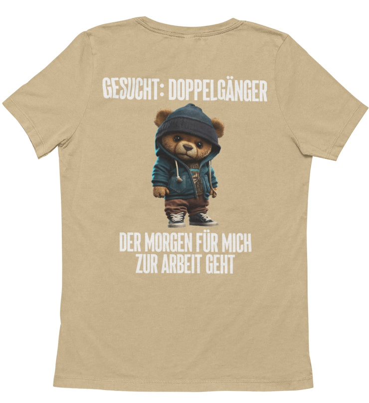 DOPPELGÄNGER TEDDY Rückendruck Unisex T-Shirt