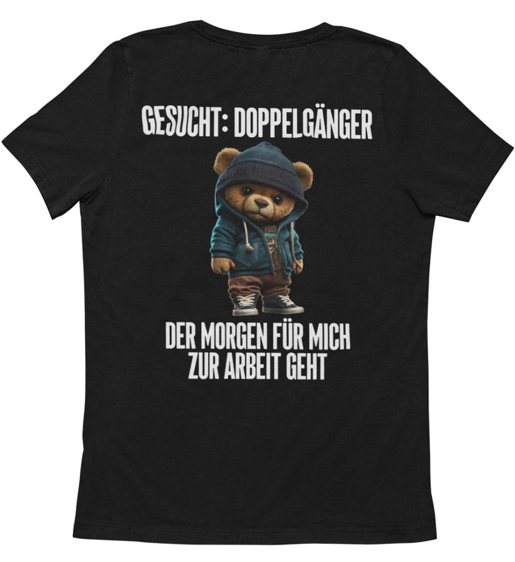 DOPPELGÄNGER TEDDY Rückendruck Unisex T-Shirt