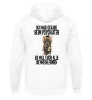 PSYCHIATER KATZE Rückendruck Hoodie