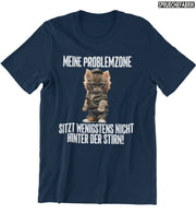 PROBLEMZONE KATZE Vorderdruck T-Shirt