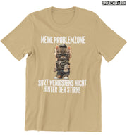 PROBLEMZONE KATZE Vorderdruck T-Shirt