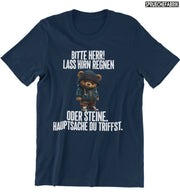 OH HERR TEDDY Vorderdruck T-Shirt