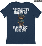 PERFEKT AUSSEHEN TEDDY Rückendruck T-Shirt