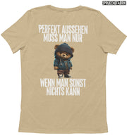 PERFEKT AUSSEHEN TEDDY Rückendruck T-Shirt