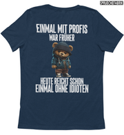 EINMAL MIT PROFIS TEDDY Rückendruck T-Shirt