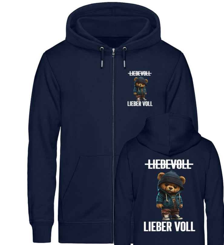 LIEBEVOLL TEDDY Beidseitig bedruckt Zipper