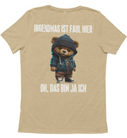 FAUL TEDDY Rückendruck Unisex T-Shirt