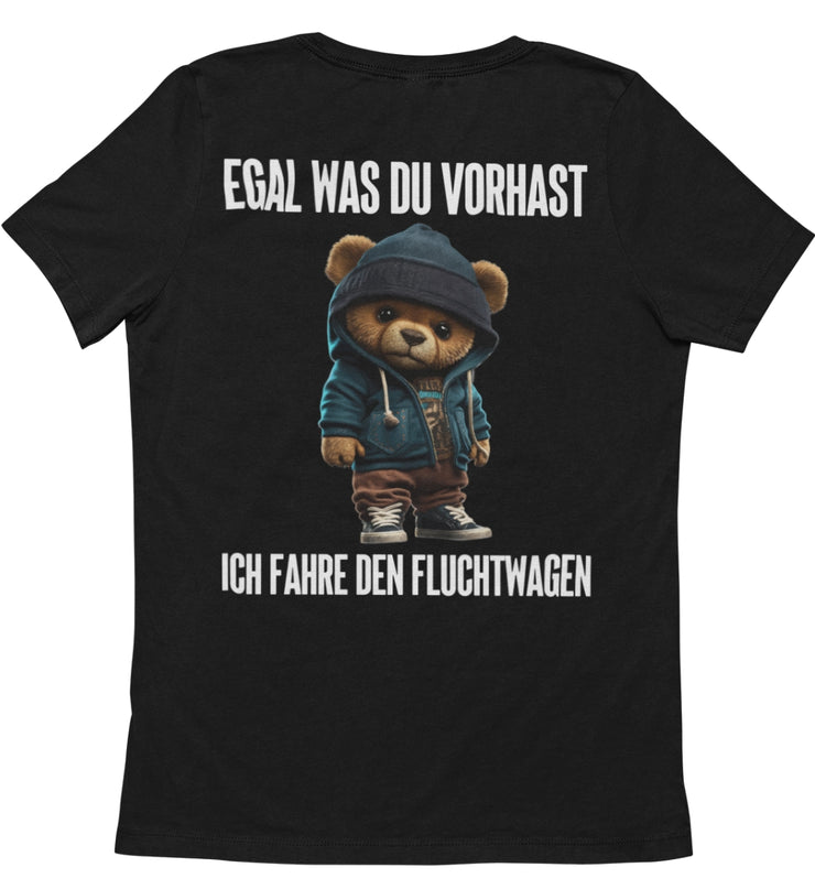 FLUCHTWAGEN TEDDY Rückendruck Unisex T-Shirt