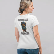 GANZ DÜNNES EIS TEDDY Rückendruck | Premium Shirt Unisex