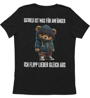 GEDULD TEDDY Rückendruck Unisex T-Shirt