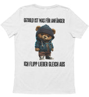 GEDULD TEDDY Rückendruck Unisex T-Shirt