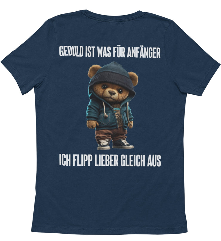 GEDULD TEDDY Rückendruck Unisex T-Shirt