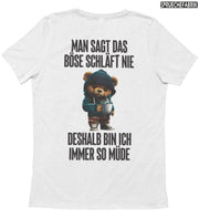 TEDDY SCHLÄFT NIE Rückendruck T-Shirt