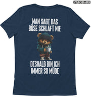 TEDDY SCHLÄFT NIE Rückendruck T-Shirt