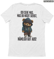 GUT AUSSEHEN TEDDY Rückendruck T-Shirt